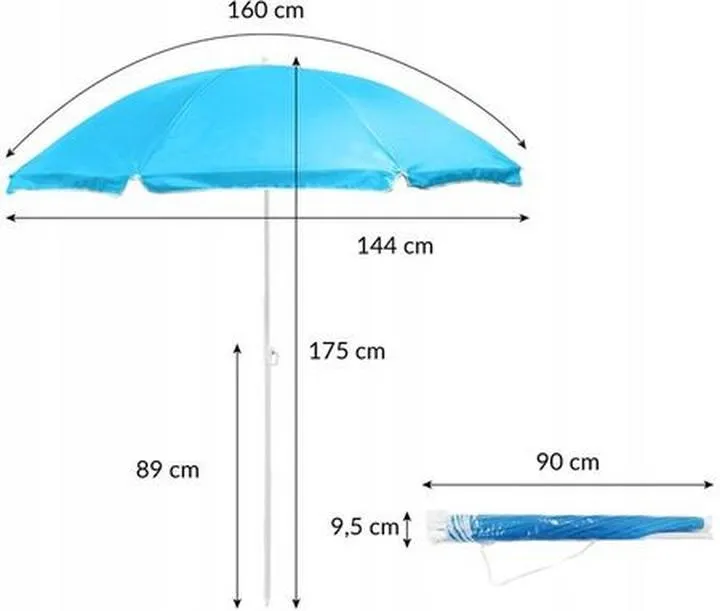 Przygotowanie parasola do transportu